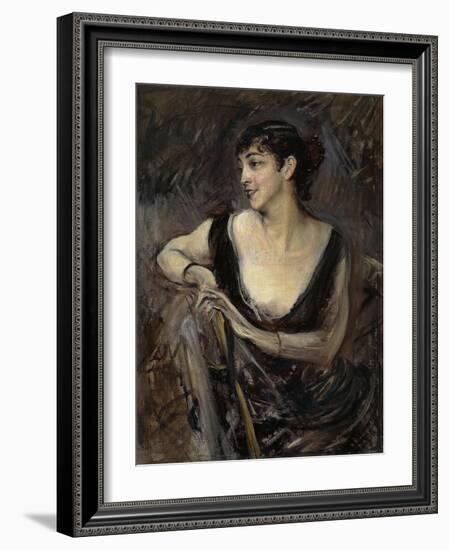 The Countess De Rasty Sitting-Giovanni Boldini-Framed Giclee Print