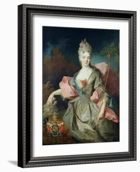 The Countess of Castelblanco-Jean-Baptiste Oudry-Framed Giclee Print