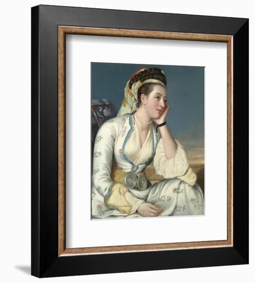 The Countess of Coventry, 1749-Jean Etienne Liotard-Framed Premium Giclee Print
