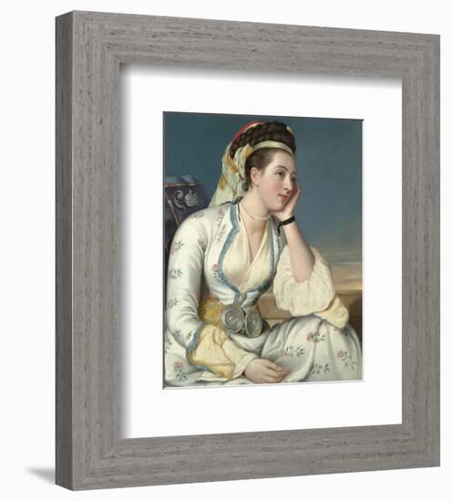 The Countess of Coventry, 1749-Jean Etienne Liotard-Framed Premium Giclee Print