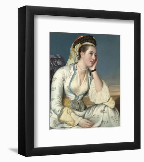 The Countess of Coventry, 1749-Jean Etienne Liotard-Framed Premium Giclee Print