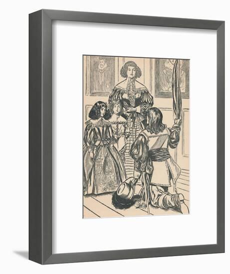 'The Countess Receives The Banners', c1907-Unknown-Framed Giclee Print