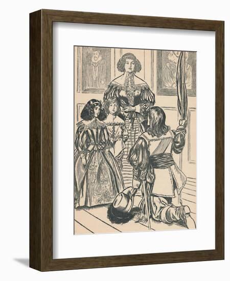 'The Countess Receives The Banners', c1907-Unknown-Framed Giclee Print
