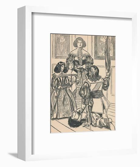 'The Countess Receives The Banners', c1907-Unknown-Framed Giclee Print