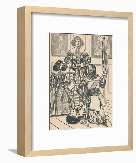 'The Countess Receives The Banners', c1907-Unknown-Framed Giclee Print