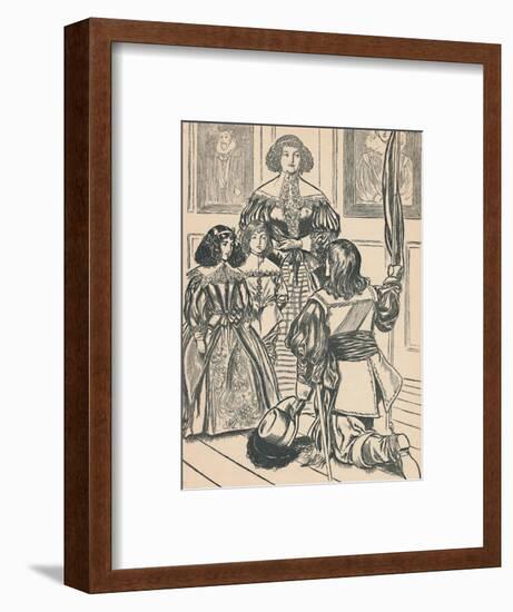 'The Countess Receives The Banners', c1907-Unknown-Framed Giclee Print