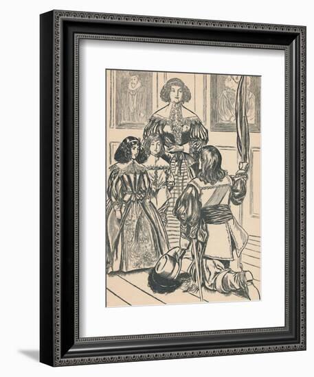 'The Countess Receives The Banners', c1907-Unknown-Framed Giclee Print