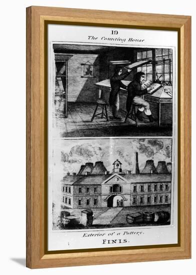 The Counting House, 1827-null-Framed Premier Image Canvas