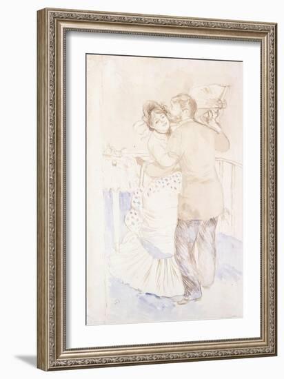 The Country Dance, 1883-Pierre-Auguste Renoir-Framed Giclee Print