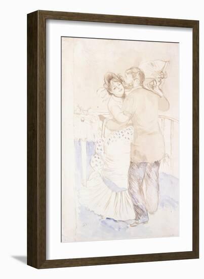 The Country Dance, 1883-Pierre-Auguste Renoir-Framed Giclee Print