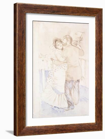 The Country Dance, 1883-Pierre-Auguste Renoir-Framed Giclee Print