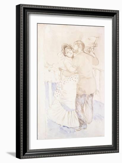 The Country Dance, 1883-Pierre-Auguste Renoir-Framed Giclee Print