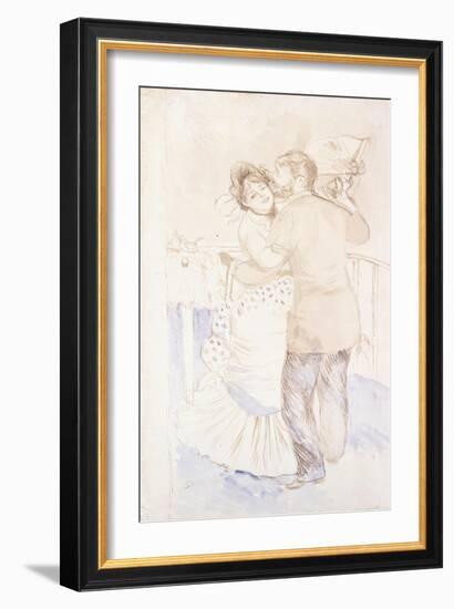 The Country Dance, 1883-Pierre-Auguste Renoir-Framed Giclee Print