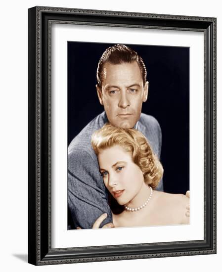 THE COUNTRY GIRL, from left: William Holden, Grace Kelly, 1954-null-Framed Photo