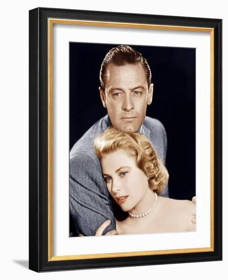 THE COUNTRY GIRL, from left: William Holden, Grace Kelly, 1954-null-Framed Photo