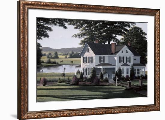 The Country Inn-Bill Saunders-Framed Art Print