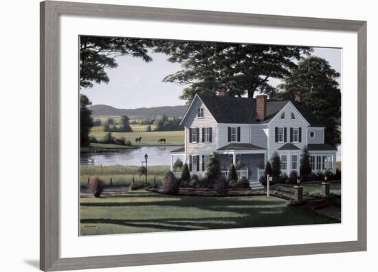 The Country Inn-Bill Saunders-Framed Art Print