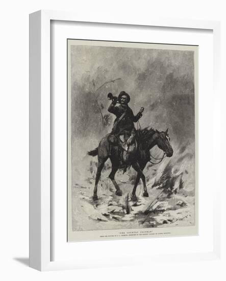 The Country Postman-George L. Seymour-Framed Giclee Print