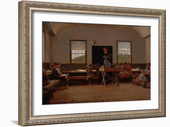 The Country School, 1871-Winslow Homer-Framed Giclee Print