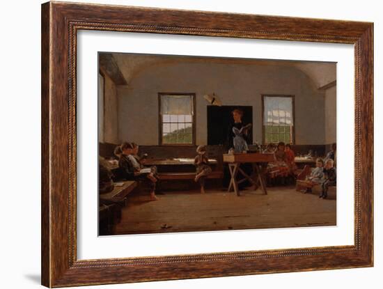 The Country School, 1871-Winslow Homer-Framed Giclee Print