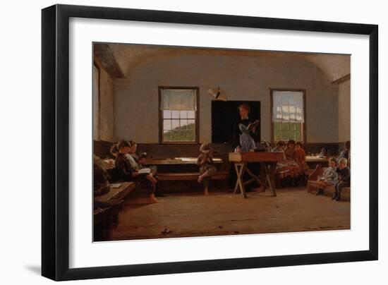 The Country School, 1871-Winslow Homer-Framed Giclee Print