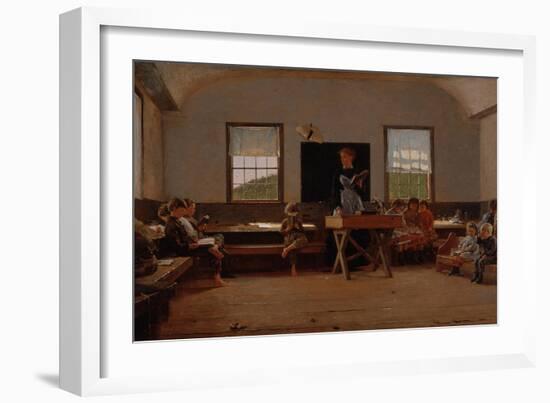 The Country School, 1871-Winslow Homer-Framed Giclee Print