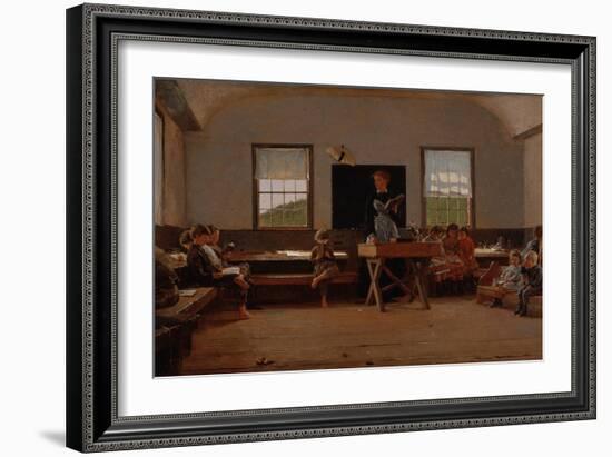 The Country School, 1871-Winslow Homer-Framed Giclee Print