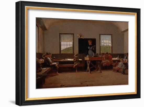 The Country School, 1871-Winslow Homer-Framed Giclee Print