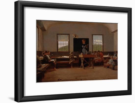 The Country School, 1871-Winslow Homer-Framed Giclee Print