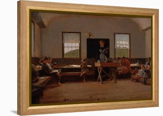 The Country School, 1871-Winslow Homer-Framed Premier Image Canvas