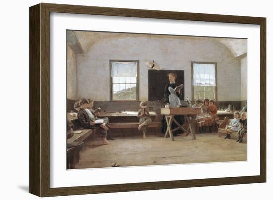 The Country School-Winslow Homer-Framed Giclee Print