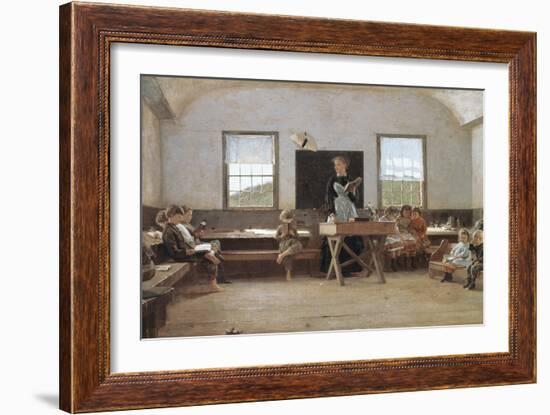 The Country School-Winslow Homer-Framed Giclee Print