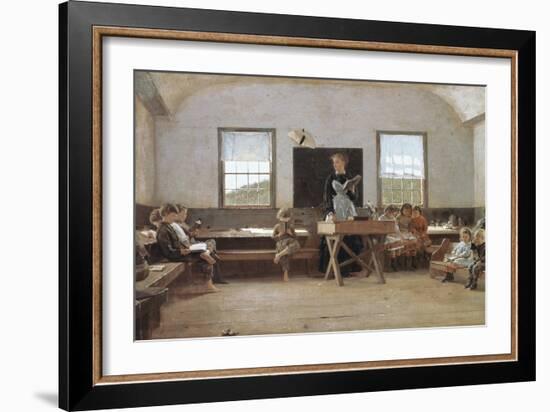 The Country School-Winslow Homer-Framed Giclee Print