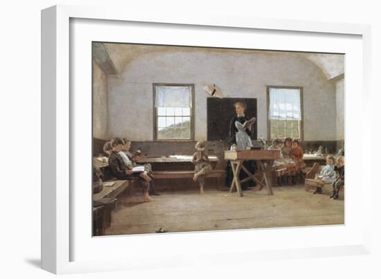 The Country School-Winslow Homer-Framed Giclee Print