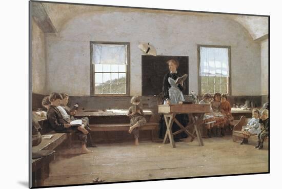 The Country School-Winslow Homer-Mounted Giclee Print