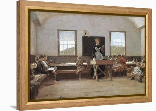 The Country School-Winslow Homer-Framed Premier Image Canvas