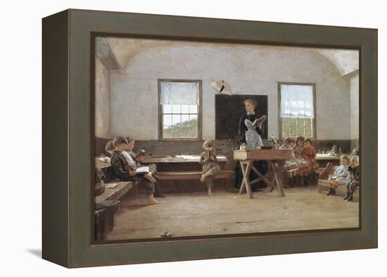 The Country School-Winslow Homer-Framed Premier Image Canvas
