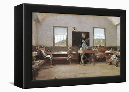 The Country School-Winslow Homer-Framed Premier Image Canvas