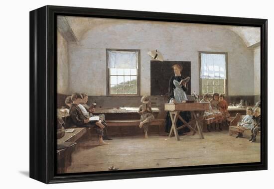 The Country School-Winslow Homer-Framed Premier Image Canvas