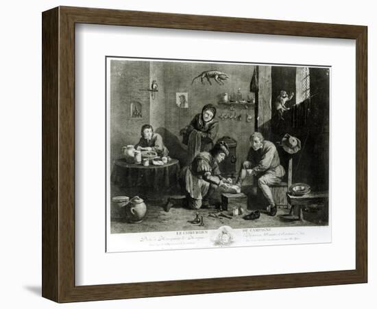 The Country Surgeon 1747-David Teniers the Younger-Framed Giclee Print