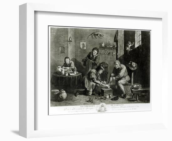 The Country Surgeon 1747-David Teniers the Younger-Framed Giclee Print