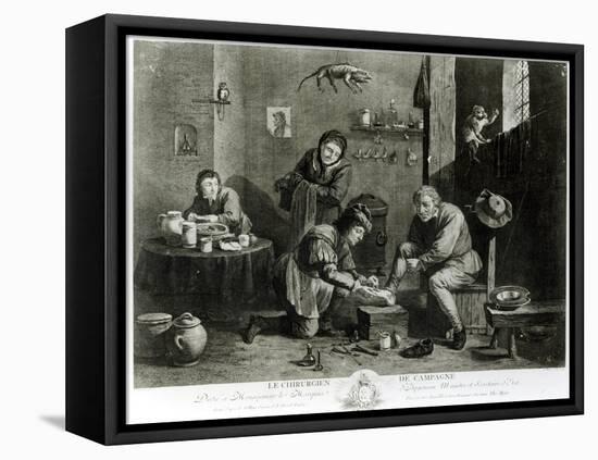 The Country Surgeon 1747-David Teniers the Younger-Framed Premier Image Canvas