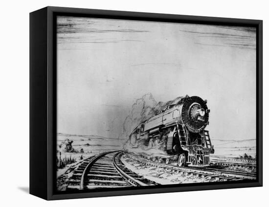 The Countryside-Otto Kuhler-Framed Premier Image Canvas