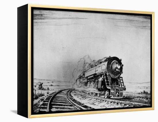 The Countryside-Otto Kuhler-Framed Premier Image Canvas