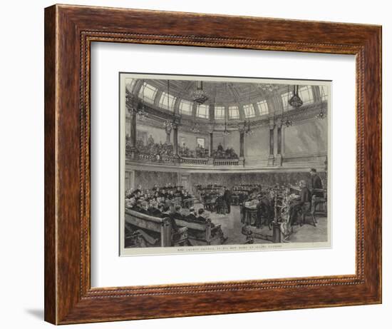 The County Council in its New Home at Spring Gardens-null-Framed Giclee Print