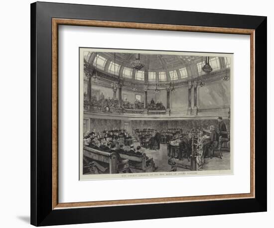 The County Council in its New Home at Spring Gardens-null-Framed Giclee Print