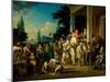 The County Election, 1852-George Caleb Bingham-Mounted Giclee Print