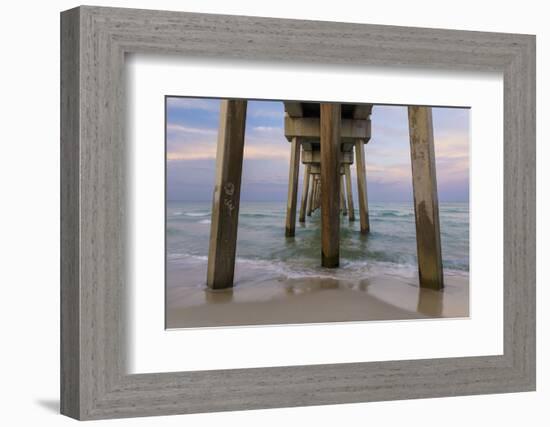 The County Pier in Panama City, Florida, Panama City Beach-Marco Isler-Framed Photographic Print