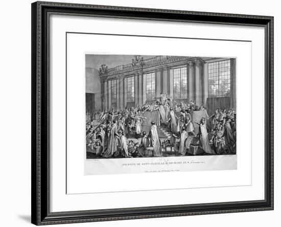 The Coup D'État of the 18th Brumaire (9th November), 1799, 19th Century-null-Framed Giclee Print