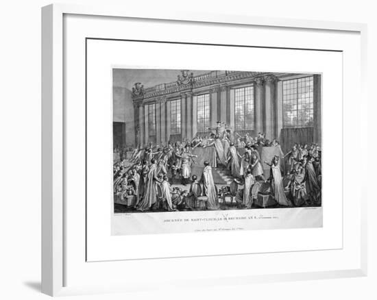 The Coup D'État of the 18th Brumaire (9th November), 1799, 19th Century-null-Framed Giclee Print